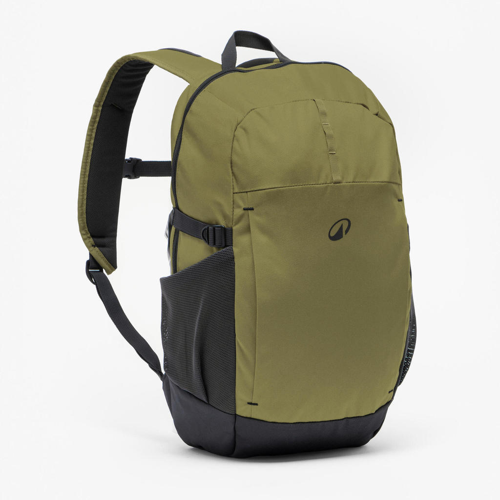 กระเป๋าเป้เดินป่ารุ่น Arpenaz 100 ขนาด 27 ลิตร (สีเขียว)  - เขียวมะกอกสีทอง | Hiking backpack 27 L, 