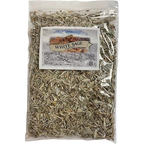 Pesticide-free White Sage Crush, 100g, California, for purification, incense.
