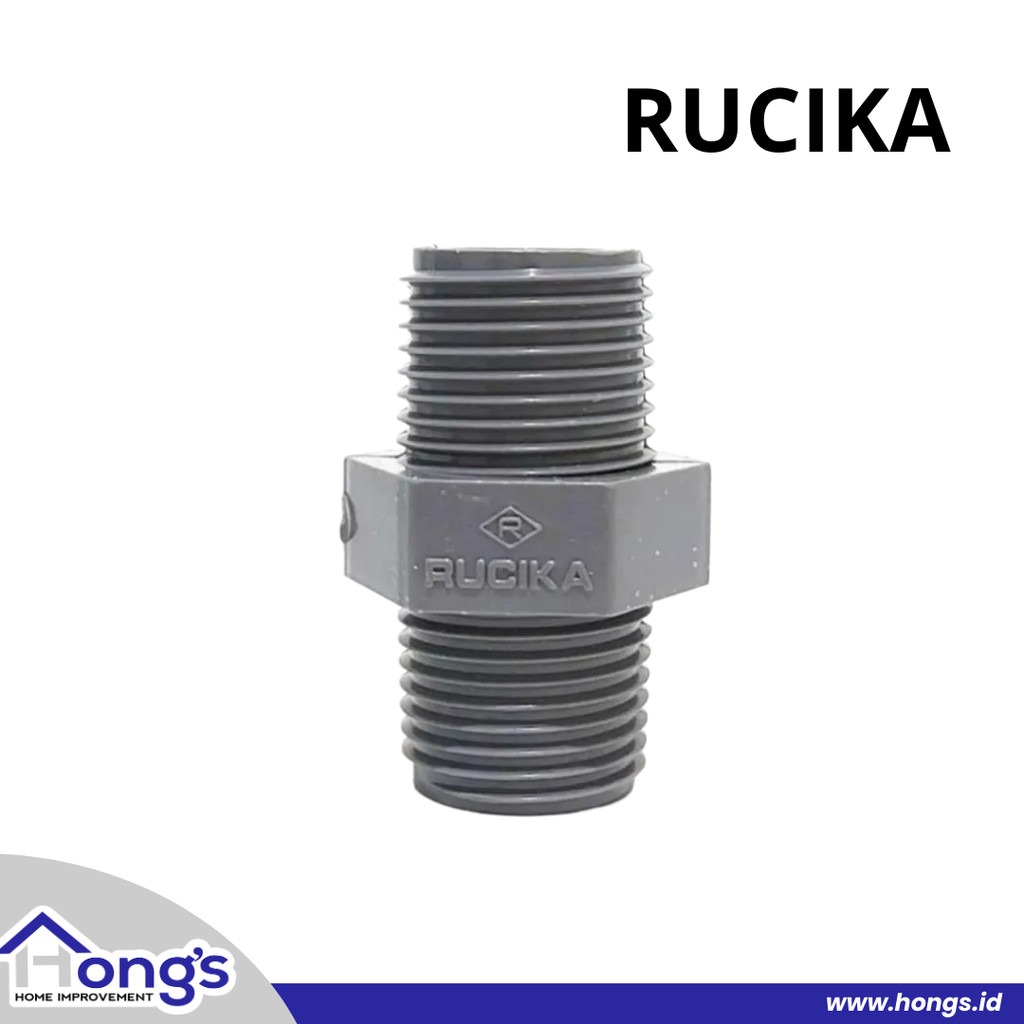 จุกนมคู่ 1/2" Aw ด้ายคู่ 1/2" Aw Dn Rucika Aw 1/2 นิ้ว