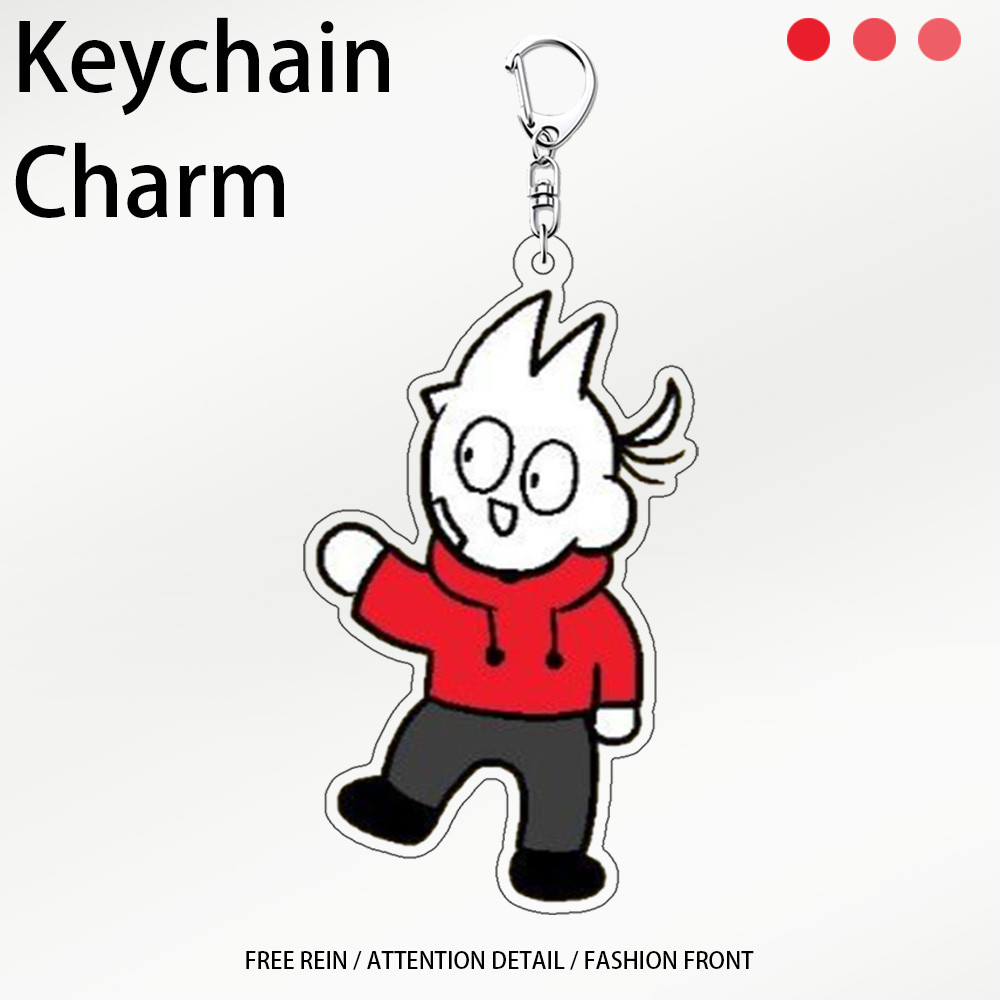 [พร้อมส่ง] พวงกุญแจ อะคริลิก Eddsworld งานน่ารัก