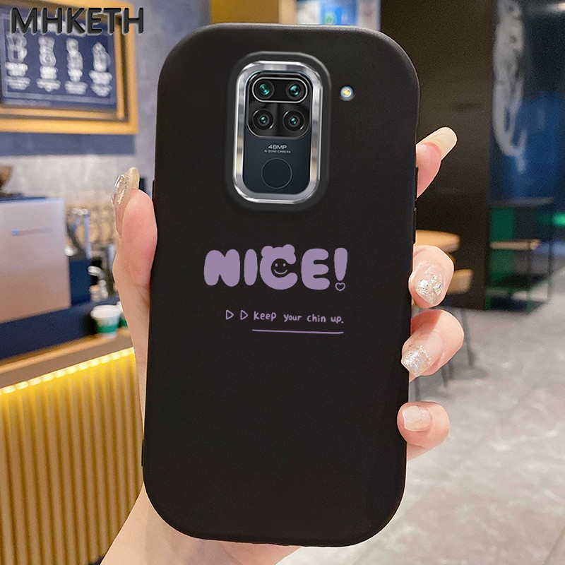 MHKETH เคสสำหรับ Xiaomi Redmi Note 9 Note 9s Note 9 Pro POCO M2 Pro เคสโทรศัพท์ซิลิโคนกันกระแทกเรียบง่ายและมีสไตล์
