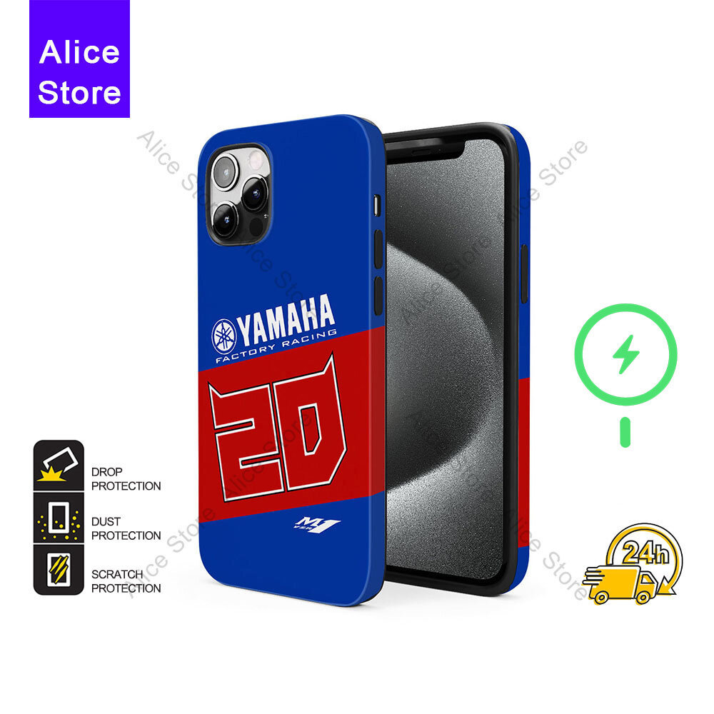 MotoGP Fabio Quartararo FQ20 เคสโทรศัพท์สําหรับ iPhone 17 Pro Max / iPhone 16 Pro Max / 15 Pro Max /