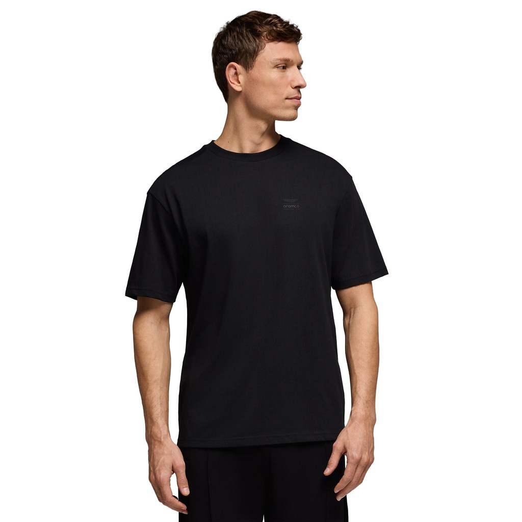 Aston Martin F1 Aramco F1 Logo Stealth T-Shirt