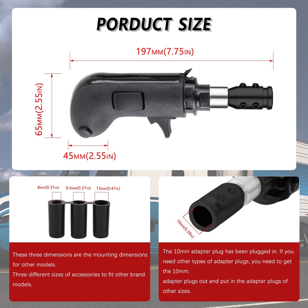 พร้อมสต็อกSimulator Game Shifter Gearshift Knob สําหรับ Logitech สําหรับ ATS/ETS2 Euro Truck High