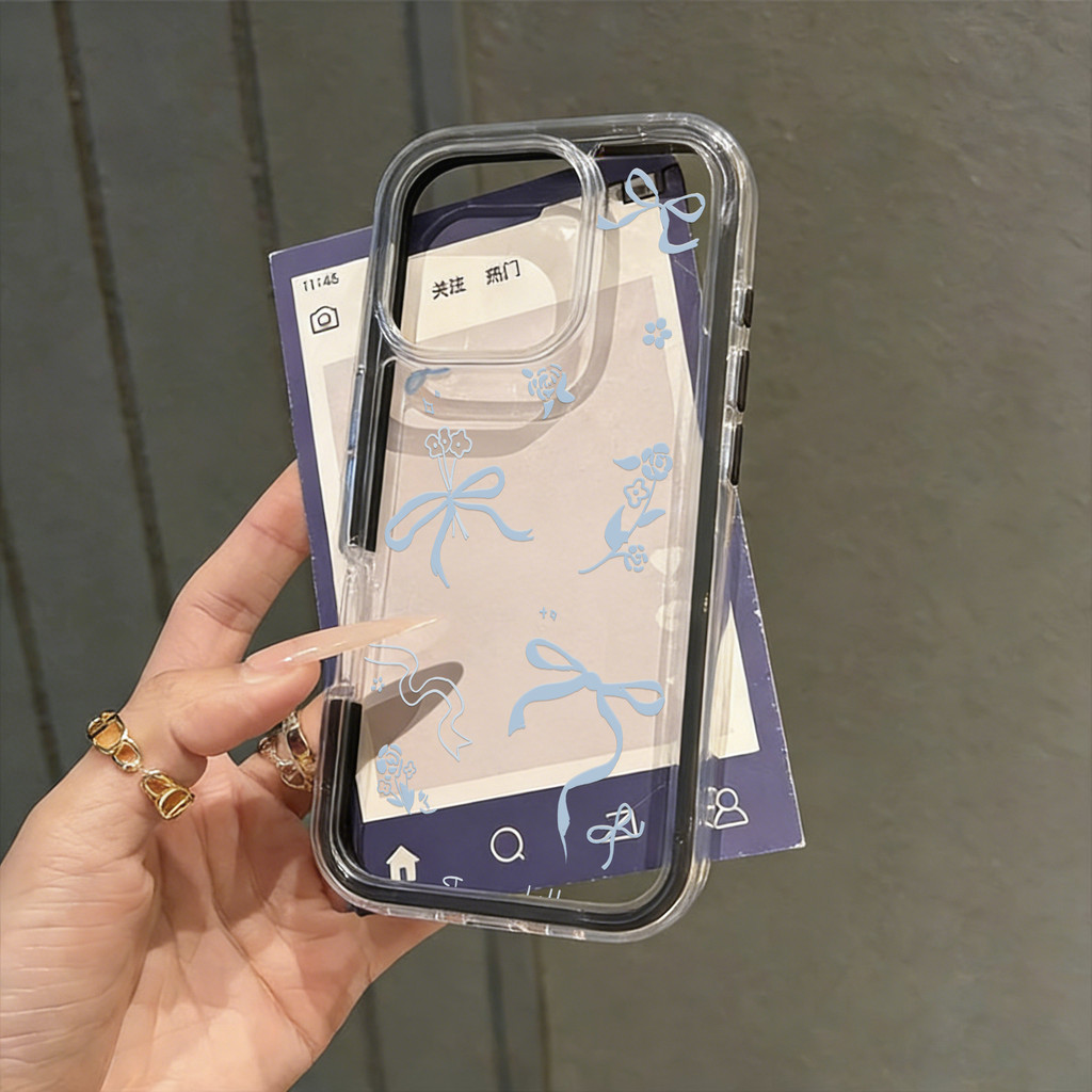 Anti Shock Elegant Bow Case Hp Oppo A6t A6t Reno 15F A6X A6 Pro 14F A3X A98 5G 8 Pro 5G A38 A18 A9 2