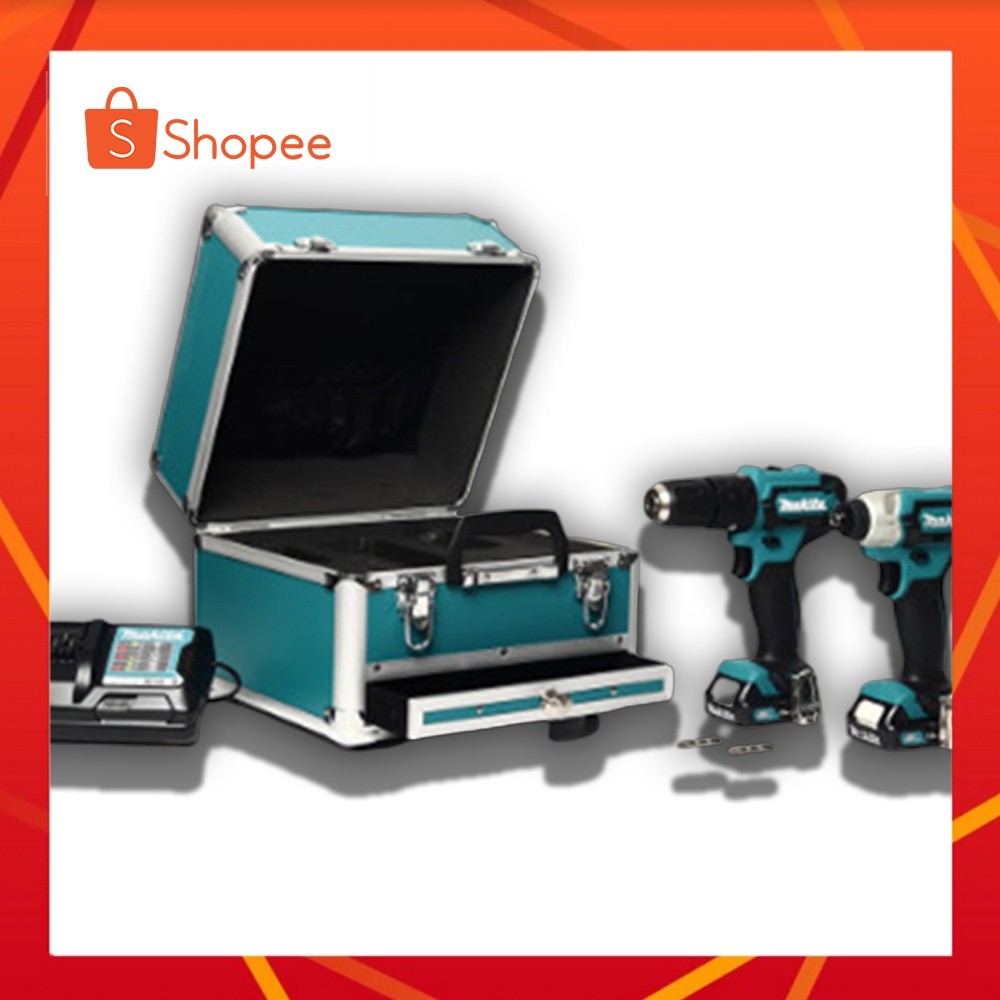 Tool🛠️ MAKITA สว่าน ชุด CLX224X1 - 12v COMBO KIT DF333DZ(สว่านไร้สาย) + TD110DZ(ไขควงกระแทก)+แท่นชาร