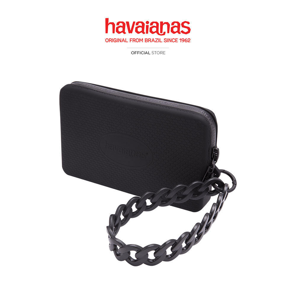 HAVAIANAS กระเป๋า Mini Bag Chains Chrome Black 415017800901A_U6BKXX