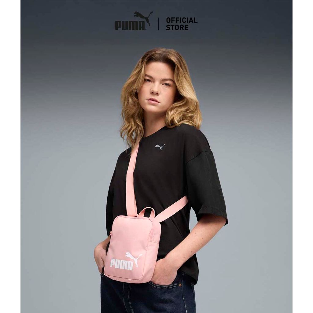 PUMA Basics กระเป๋าพกพา PUMA Phase สีชมพู - 09117328