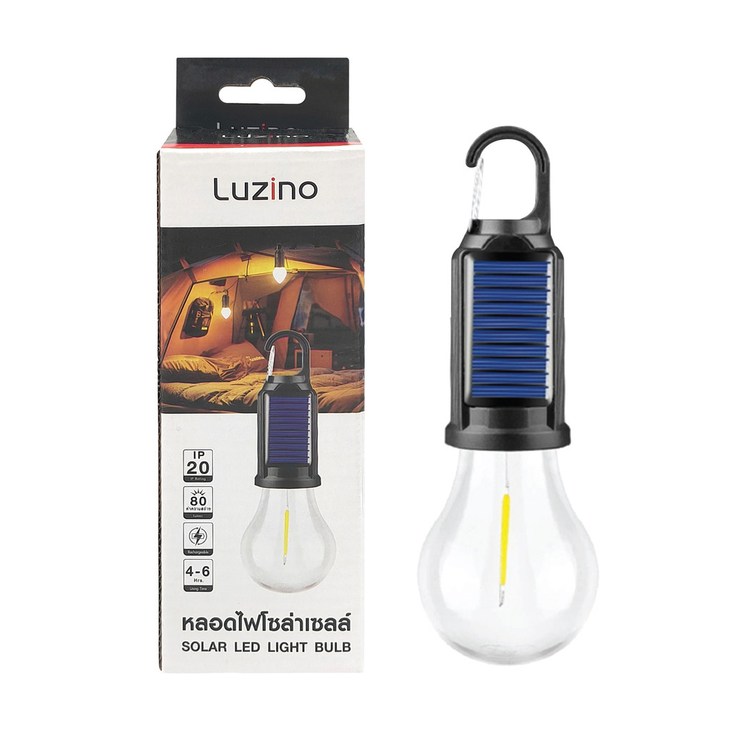 หลอดไฟโซลาร์เซลล์ 3W Warm White LUZINO รุ่น 11-NL216S-1