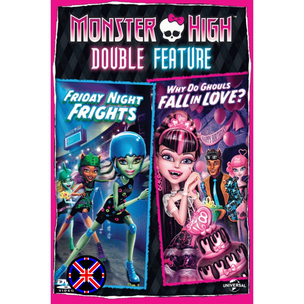 DVD Cartoon พากย์ไทยแท้ Monster High Double Feature Friday Night Frights & Why Do Ghouls Fall In Love มอนสเตอร์ไฮ รวม 2
