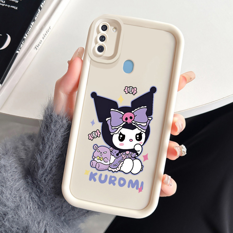 เคสสำหรับ Samsung A11 M11 เคสโทรศัพท์กระต่ายสามสีซิลิโคนกันกระแทก