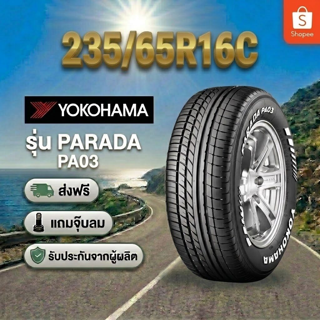 305/35R24 YOKOHAMA PARADA Spec-X PA02 ยางใหม่ 1 เส้น ปี 2026