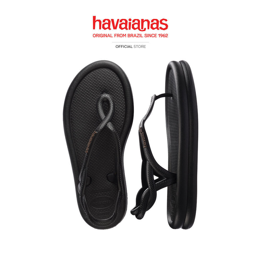 HAVAIANAS รองเท้าแตะ Luna Puffed Black 415026400901F_S6BKXX