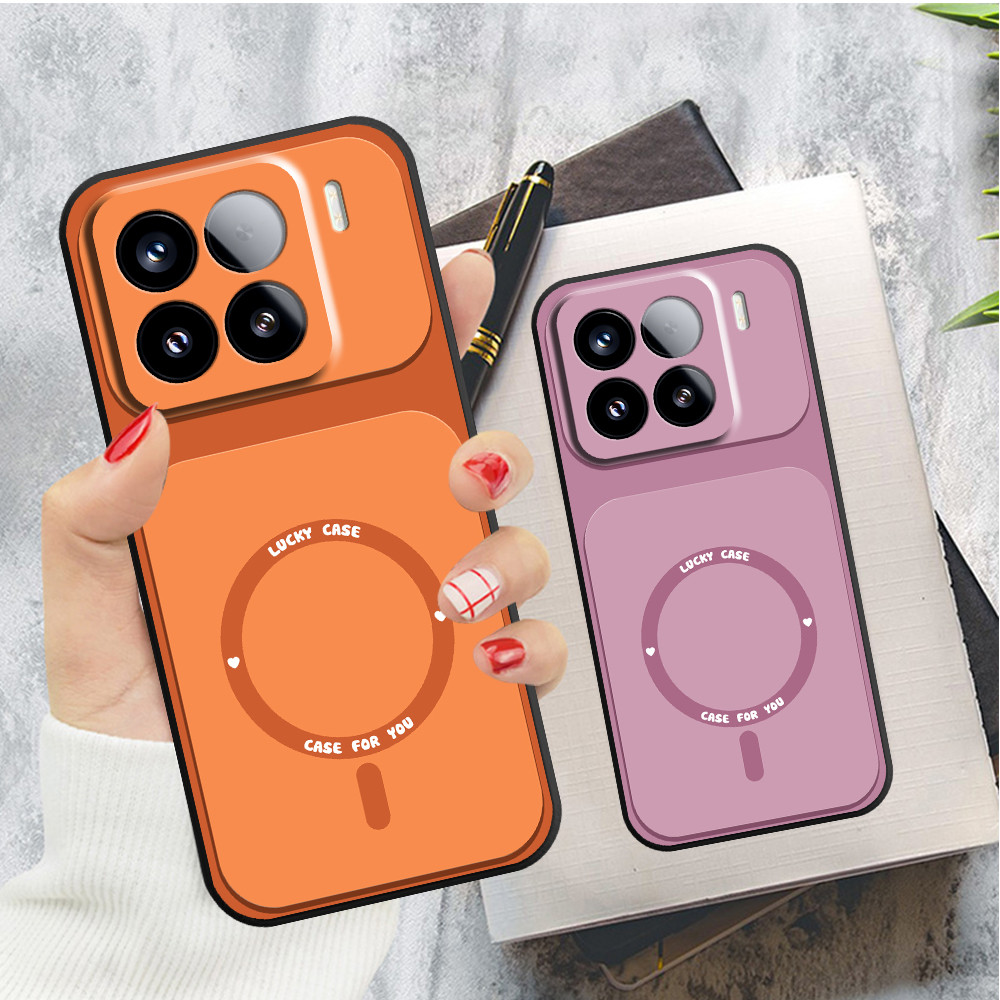 เคส Xiaomi 15 / 15 Pro / 15 Ultra พิมพ์ลายวงกลม luckycase