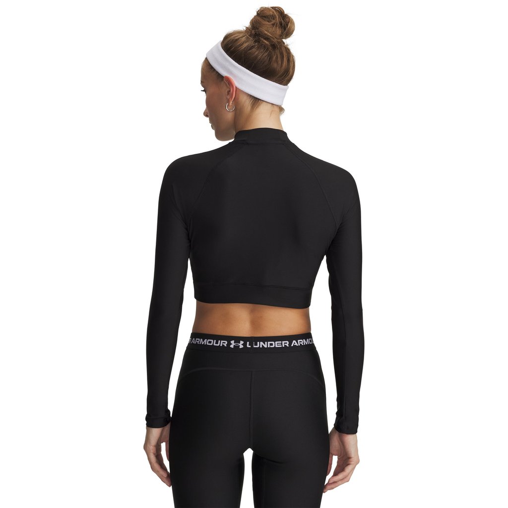 Under Armour เสื้อคร็อปคอปีนแขนยาวสำหรับผู้หญิง HeatGear® — صورة 3