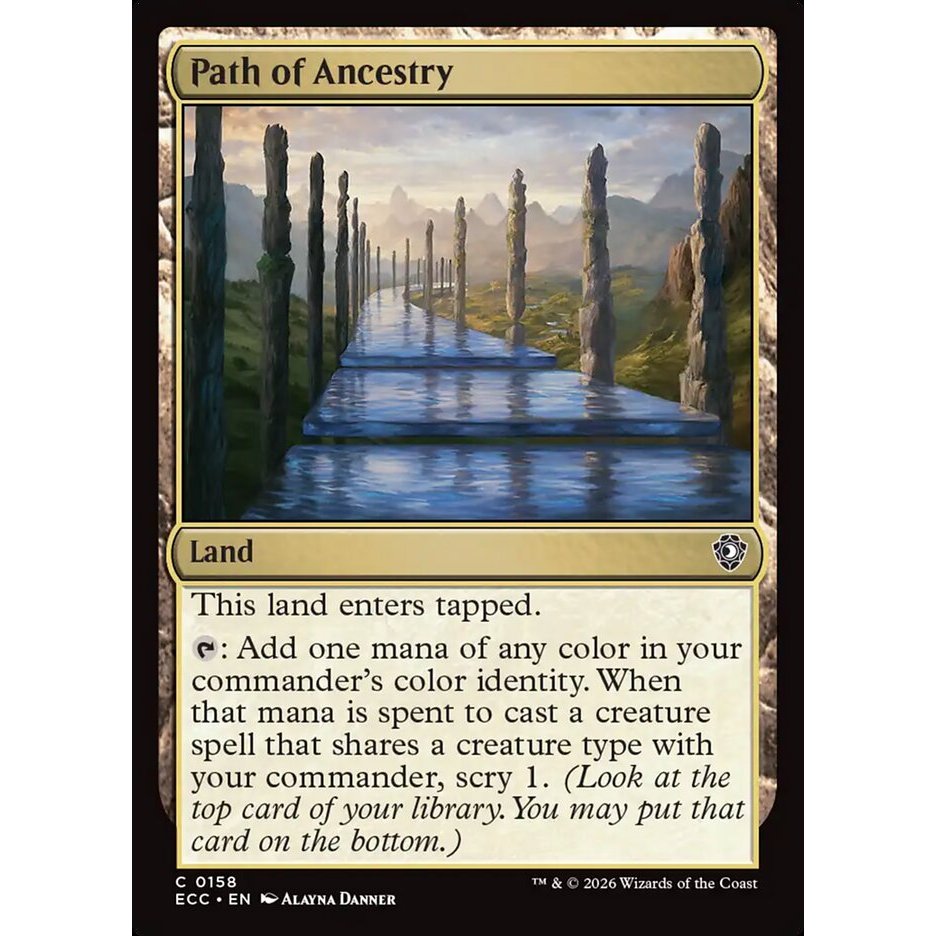 Path of Ancestry การ์ด Magic the Gathering [MTG] ของแท้