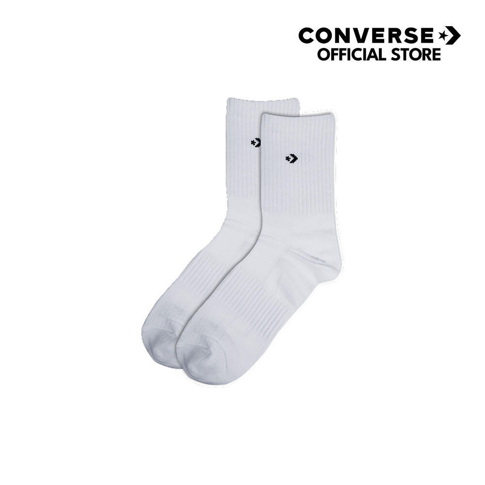 CONVERSE ถุงเท้า STAR CHEVRON LONG SOCKS WHITE 1120788BU_CAWTXX