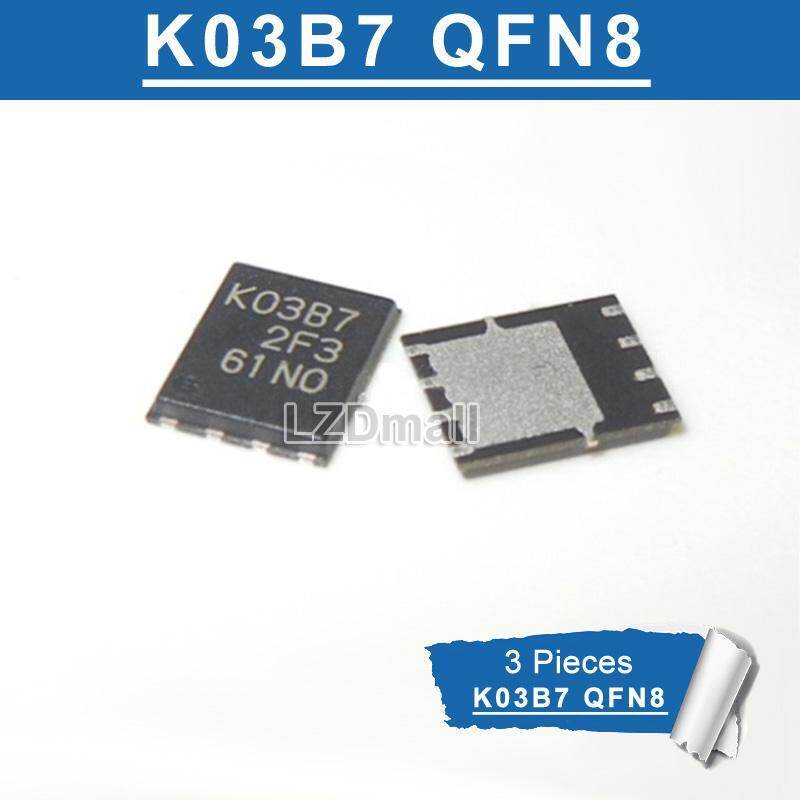 3 ชิ้น RJK03B7DPA QFN-8 RJK03B7 K03B7 K0387 QFN8 MOSFET ใหม่