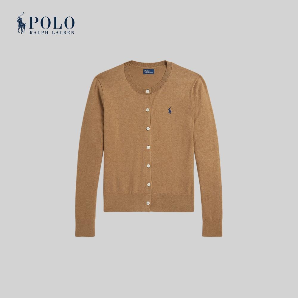 Polo Ralph Lauren เสื้อคาร์ดิแกนผู้หญิง รุ่น WMPOSWENDW20479 สีน้ำตาล