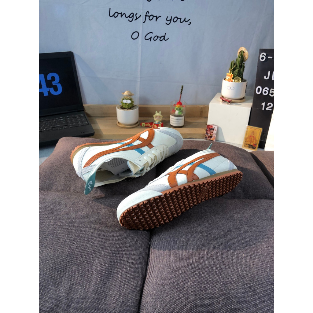 Classic Mexican Series Low-Top Retro Classic All-Match Casual Leather Jogging Shoes 65JB06512