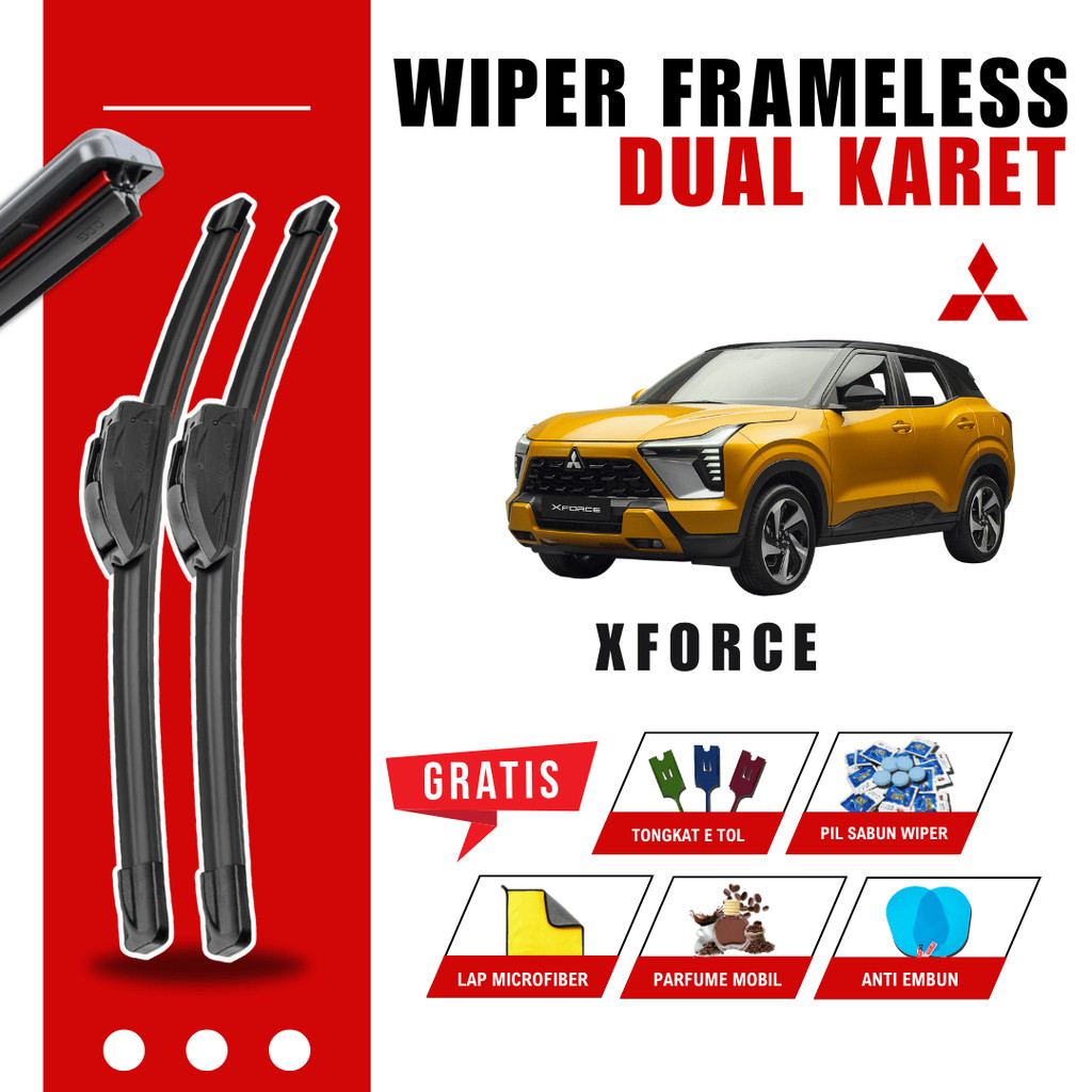 ที่ปัดน้ําฝน Mitsubishi XForce Dual ฟรี 5 โบนัส