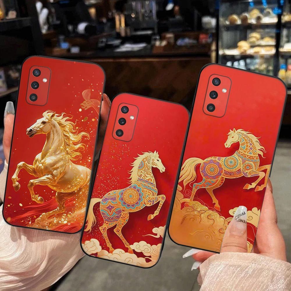 เคส Samsung M52 5G พิมพ์ลาย Lucky Horse - เคส TPU กันกระแทก