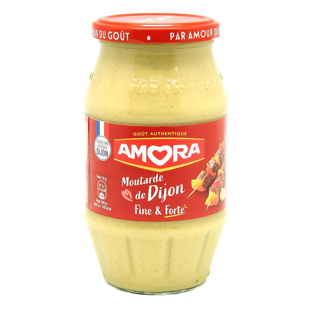 🍨 อโมรา ดิจองมัสตาร์ด 430 ก. ☕ AMORA DIJON MUSTARD 430G 🍮 อาหารแห้งและเครื่องปรุง 🍰 DRIED FOOD AND I