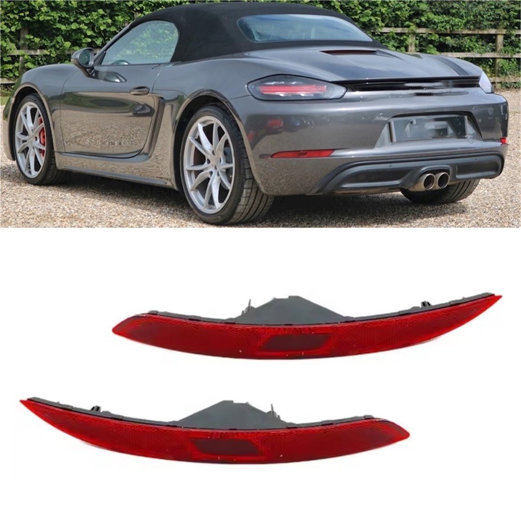 ด้านหลังกันชน Reflector Patch Light สําหรับ Porsche718 สําหรับ Boxster 2.0T A02G
