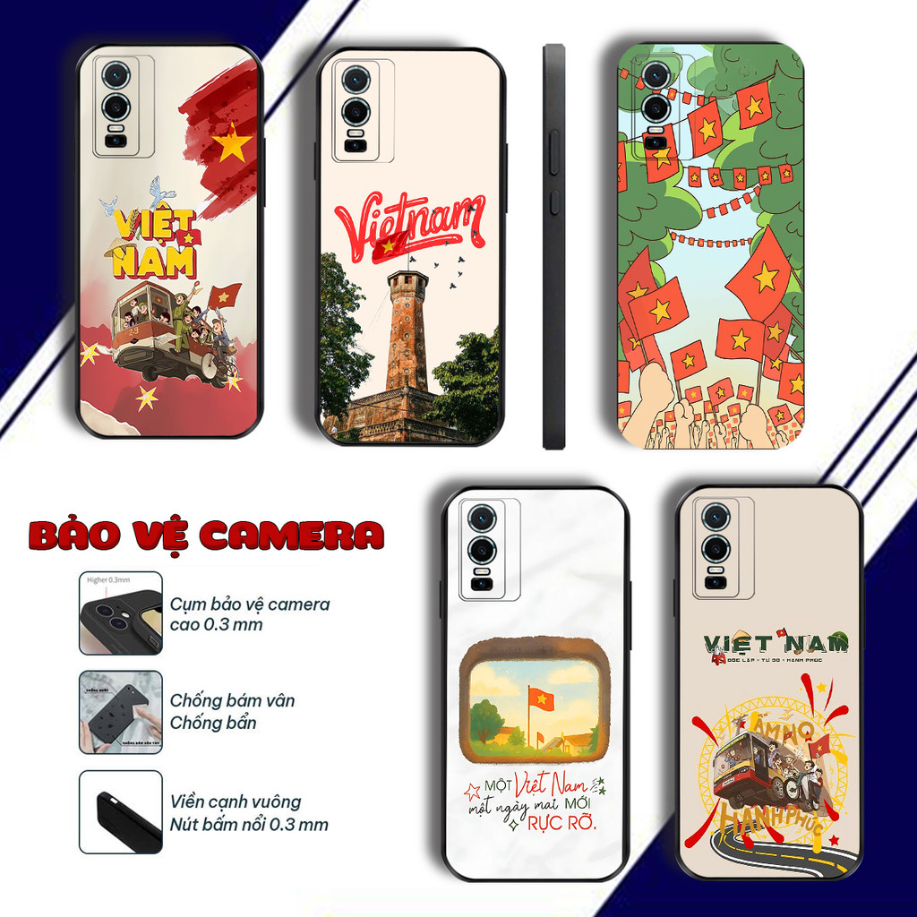 เคส Vivo Y74S, Y76S, Y76 5G, Y27S เวียดนามรักธงแดง