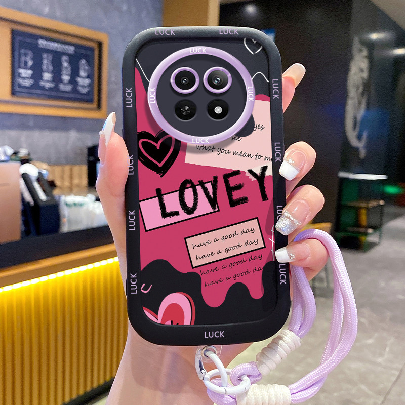 Realme 12 5G 13 5G C65 5G Narzo 70X 5G Narzo N65 5Gพร้อมเชือกเส้นเล็กการ์ตูน
