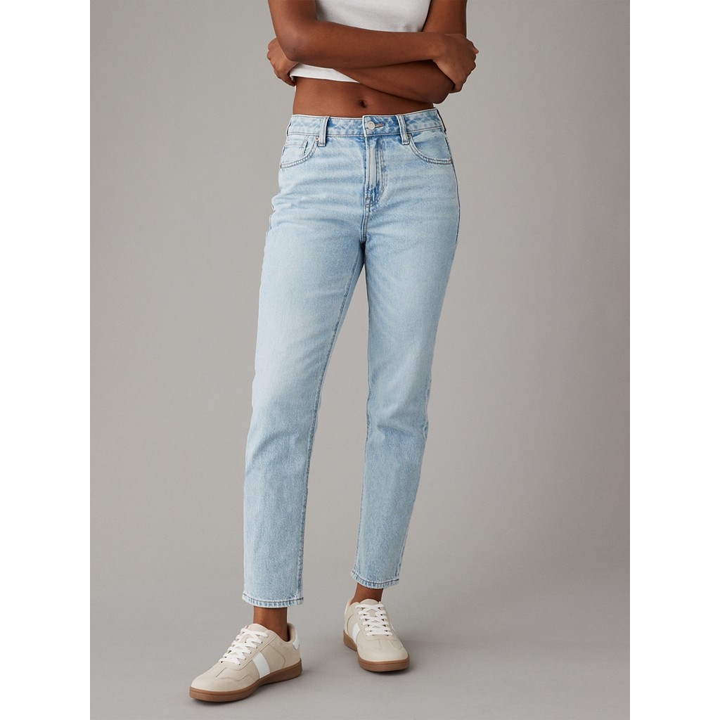 American Eagle Stretch Mom Jean กางเกง ยีนส์ ผู้หญิง ทรงมัม (WMO 043-4686-489)