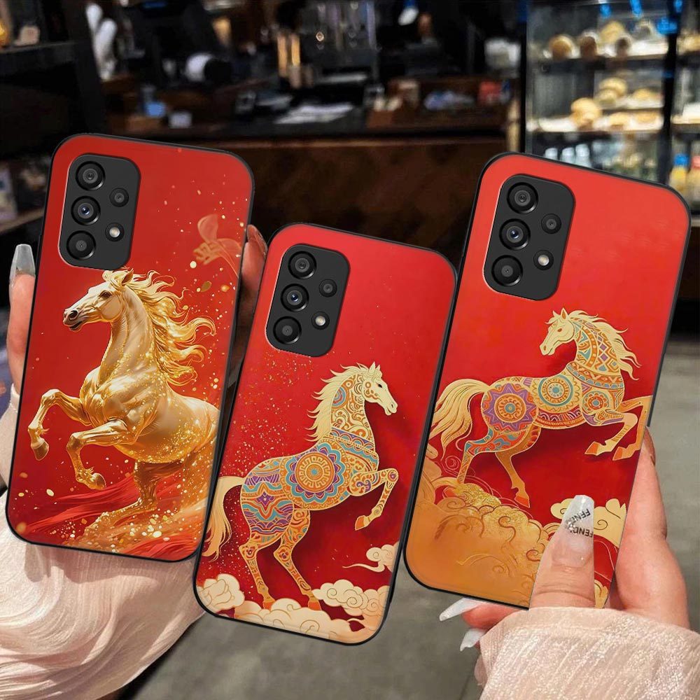 เคส Samsung M23 พิมพ์ลาย Lucky Horse - เคส TPU กันกระแทก
