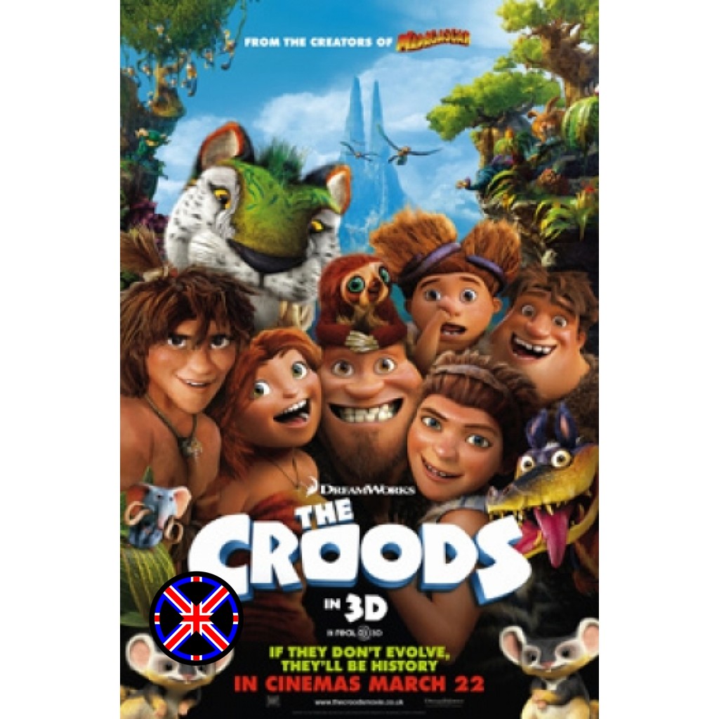 ดีวีดี การ์ตูน เสียงไทยทุกแผ่น The Croods เดอะครู้ดส์ มนุษย์ถ้ําผจญภัย