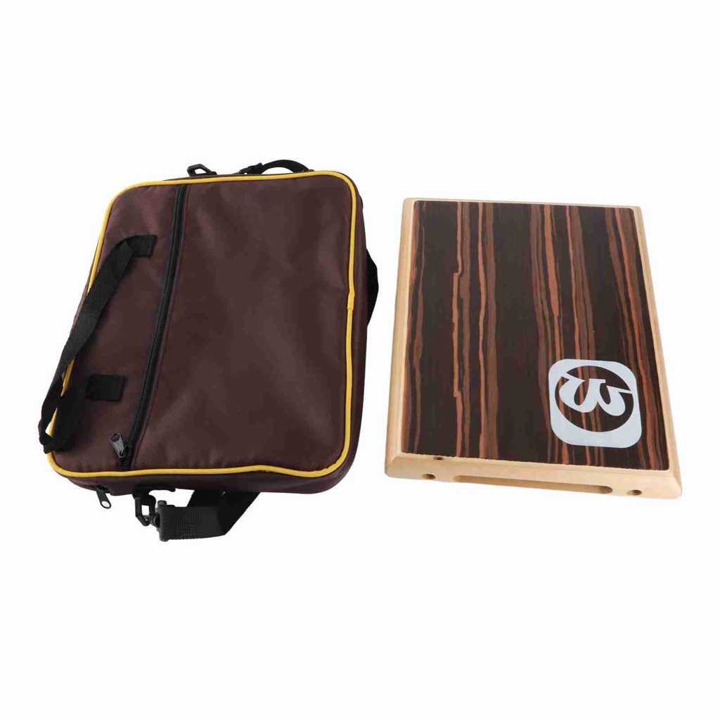 Radith Box Drum Percussion Instrument Portable Cajon พร้อมสายภายในและถุงเก็บ