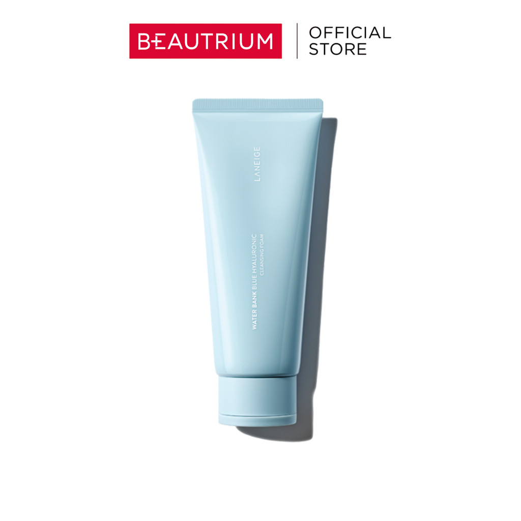 LANEIGE  Bank Blue Blue Ha Cleansing Foam 150g  ผลิตภัณฑ์ทำความสะอาดผิวหน้า
