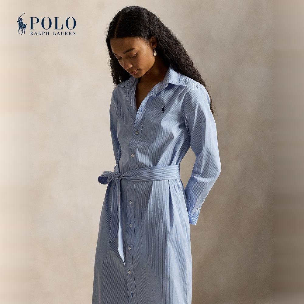 Polo Ralph Lauren ชุดเดรสผู้หญิง รุ่น WMPODRSNFA21037 สีฟ้า