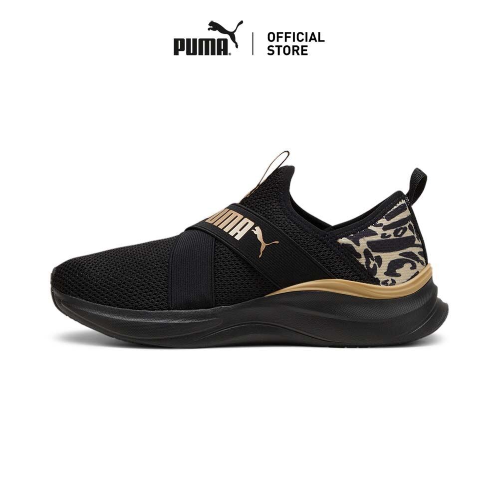 PUMA Running รองเท้าวิ่ง SOFTRIDE Harmony Slip Feline สำหรับผู้หญิง สีดำ - 37960701