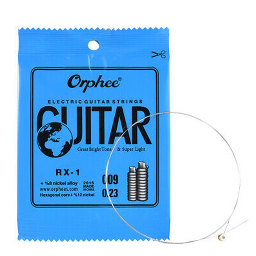 [BLOD]10PCS Orphee Single Strings สําหรับกีตาร์ไฟฟ้า 1st E-String(.009) เปลี่ยน