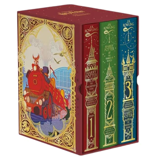 [พร้อมส่ง] HARRY POTTER 1-3 UK (BOX SET) (MINALIMA EDITION) (HC) (9781526680068) c321 cuup