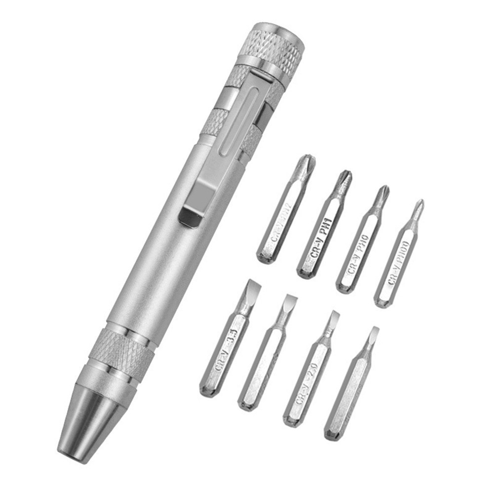 xp1 ปากกาไขควงแบบพกพา 1 ชิ้นเปลี่ยนได้ Magnetic Bits เครื่องมือซ่อมแซมถอดชิ้นส่วน ราคา ถูกที่สุด ดีลบีเคเค แกลเลอรีภาพที่ 2