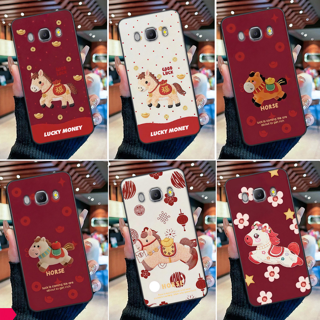 Samsung J310 / J3 2016 / J5 2016 / J5 10 / J7 2016 / J710 เคส Lucky Horse เพื่อโชคลาภ