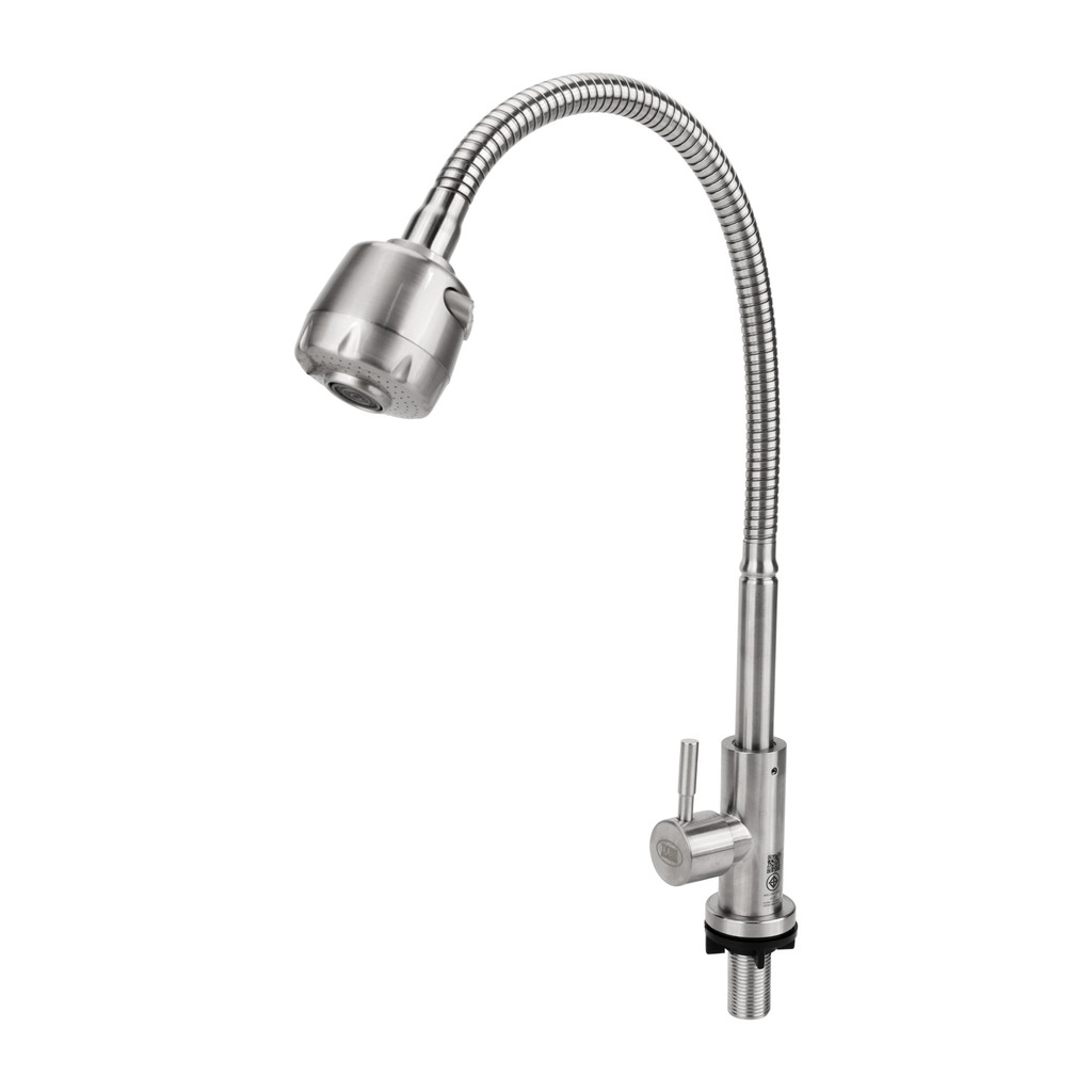 ก๊อกซิงค์น้ำเย็นติดเคาน์เตอร์ DUSS รุ่น SN16KD สเตนเลส