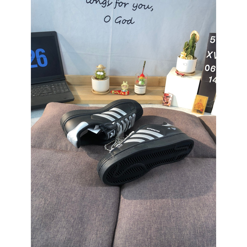 รองเท้าผ้าใบลําลอง Shell Toe Series ดีไซน์คลาสสิก JI0124