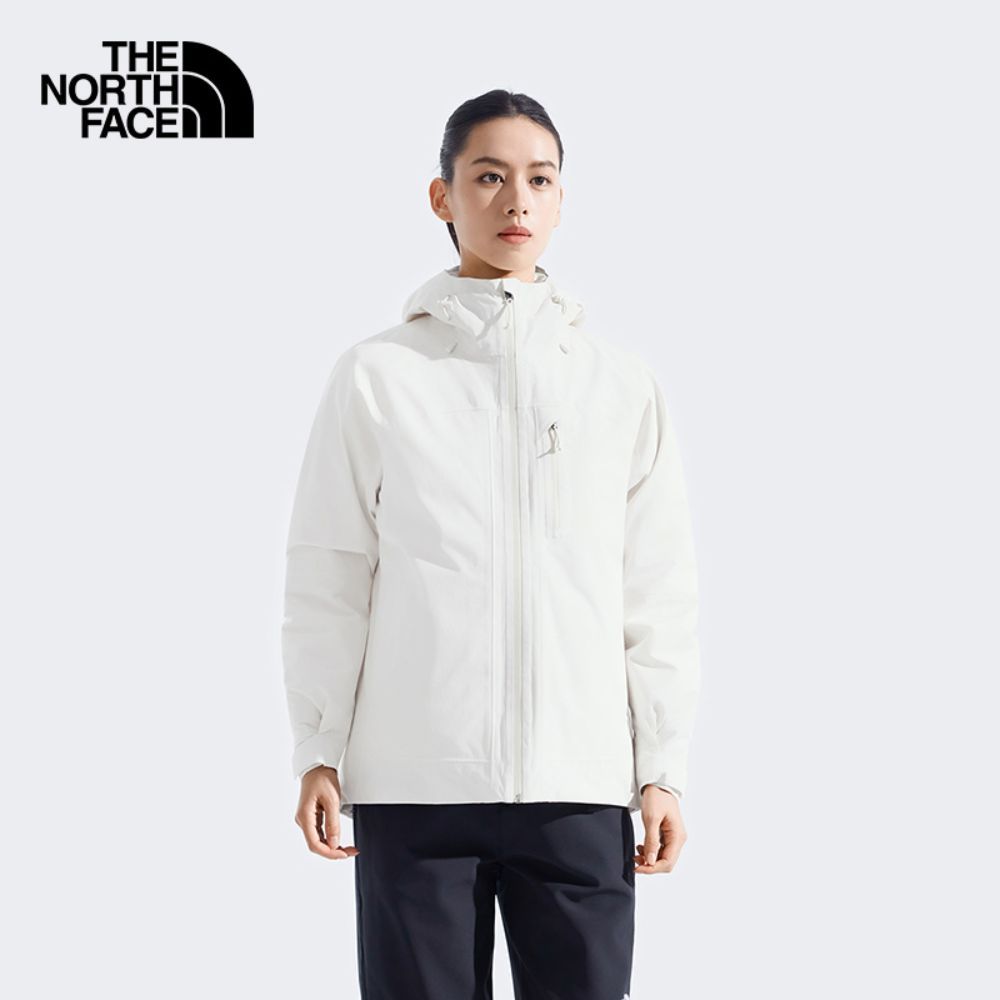 THE NORTH FACE WOMEN NORTH TABLE DOWN TRICLIMATE(ดูตารางไซส์ASIA/AP) - WHITE DUNE เสื้อกันหนาวสองชั้น ผู้หญิง