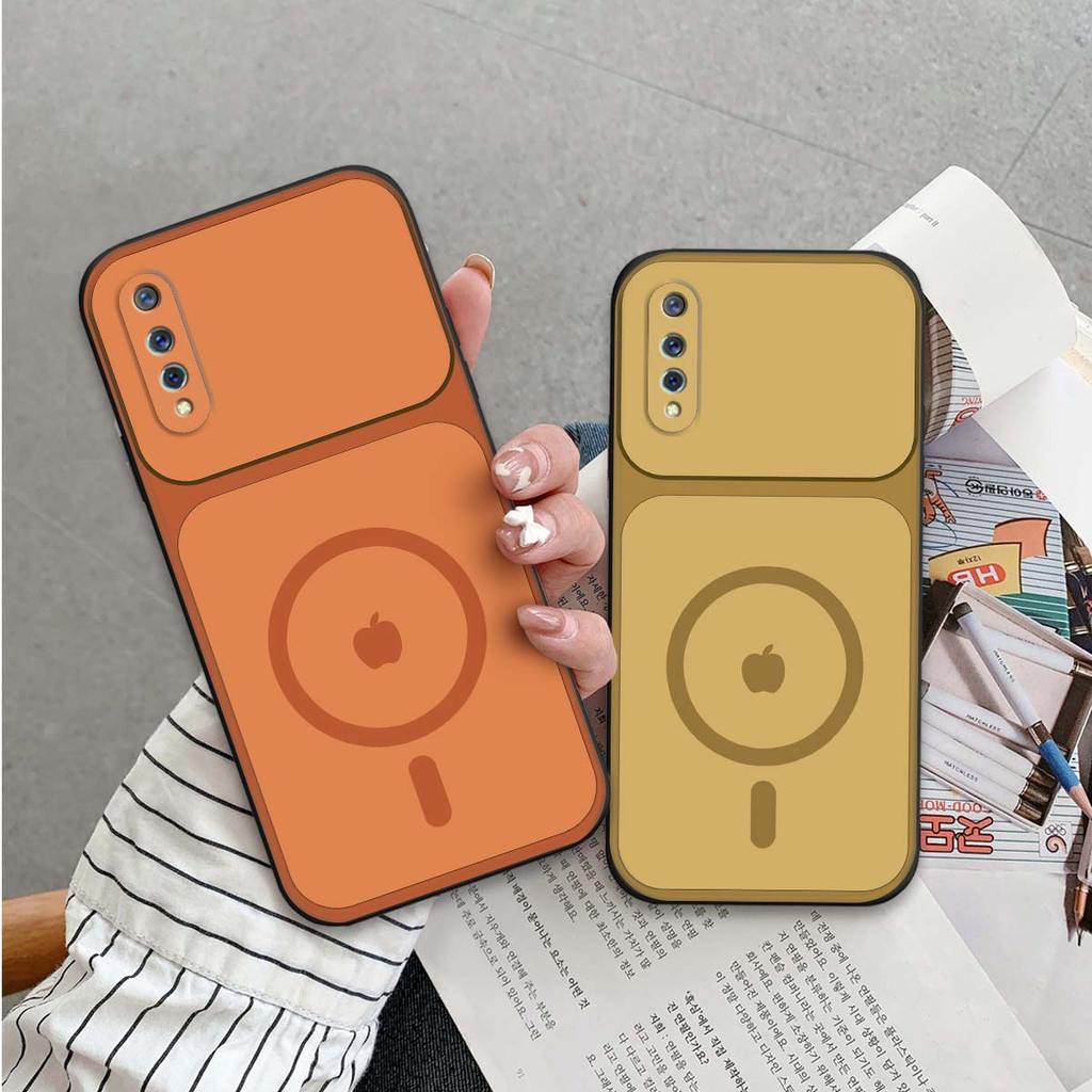 เคส Vivo S1 / S1 Pro / S1 Plus พร้อมฝาหลังวงแหวนชาร์จ apple พิมพ์หรูหรา