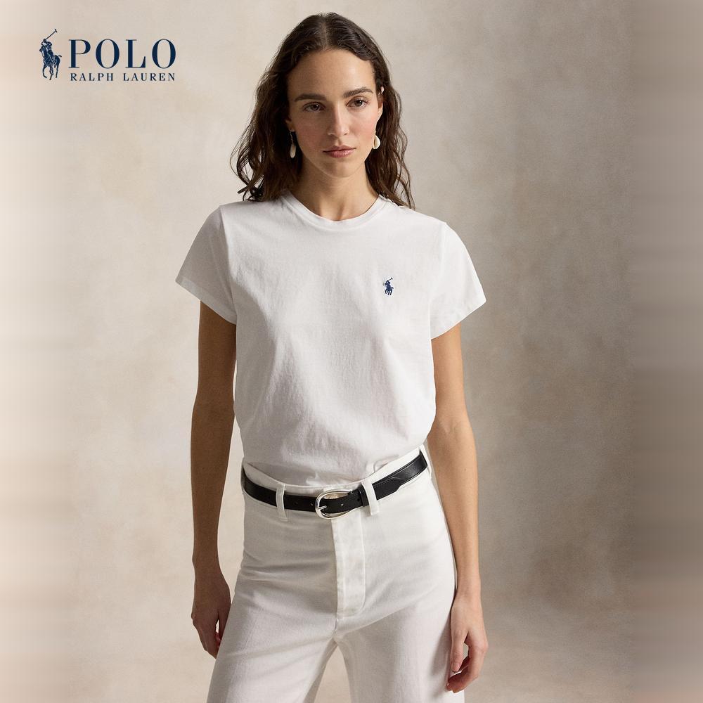 Polo Ralph Lauren เสื้อยืดผู้หญิง รุ่น WMPOKNINCU21272 สีขาว