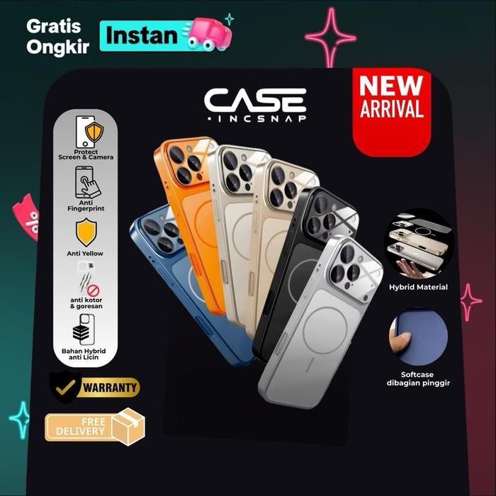 Caseinc Hybrid [1 วินาทีถึง 17series] เคสที่รองรับสําหรับ Iphone Instant 17 Series เหมาะสําหรับ