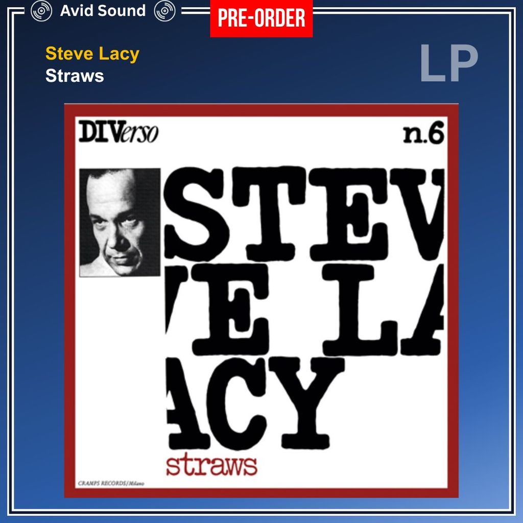 Pre-Order แผ่นเสียง Steve Lacy Straws ใหม่ ซีล Steve Lacy Vinyl LP