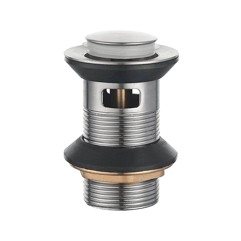 สะดืออ่างล้างหน้า แบบกด DUSS รุ่น X05 สเตนเลส