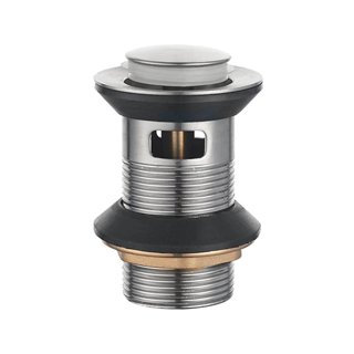 สะดืออ่างล้างหน้า แบบกด DUSS รุ่น X05 สเตนเลส